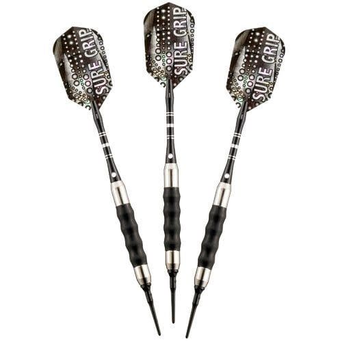 SURE GRIP BLACK 16GM 20-0006-16 SOFT TIP DART SET
