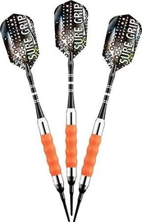 SURE GRIP Orange 16GM 20-0003-16 SOFT TIP DART SET
