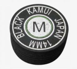 Kamui Black Medium Layered Leather Tip