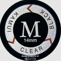 Kamui Black Clear Medium Layered Leather Tip