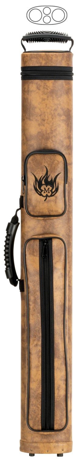 McDermott 2x2 Wildfire Embossed Cue Case