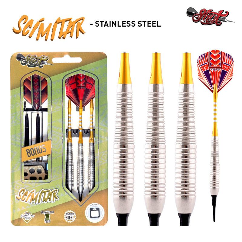 SCIMITAR SOFT SHOT DART SET 18GM scim-118