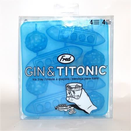 gin and titonic ICE CUBE tray