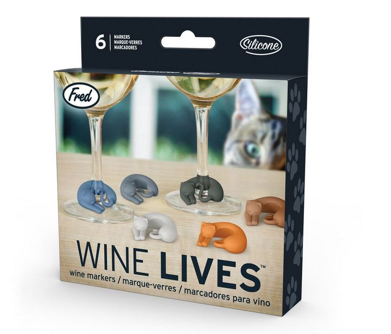 FRED WINE LIVES - KITTY WINE MARKERS