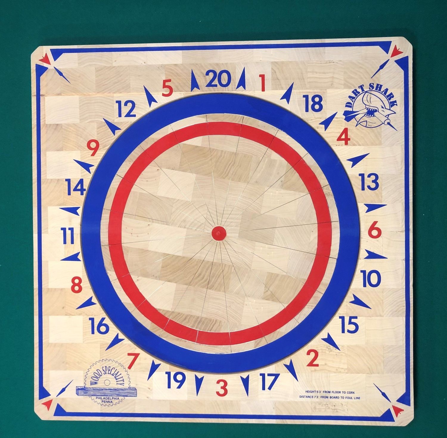 305 Prodart Dartboard Vintage Style