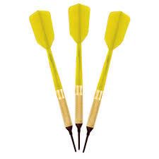 Viper Commercial Brass Bar Dart Yellow- 3 Piece Darts