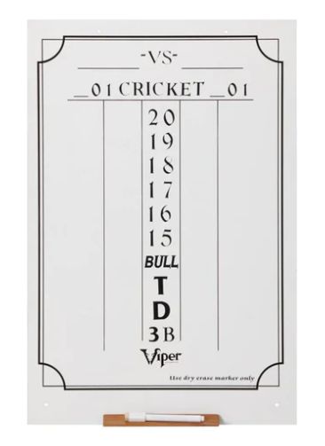 Large Dart Darts dry erase board  Score Keeper 41-0301