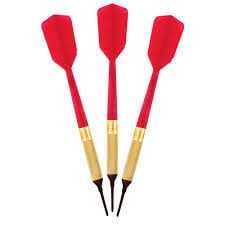 Viper Commercial Brass Bar Dart Red- 3 Piece Darts