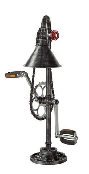 GLM-TL7BK TABLE BICYCLE PEDAL GEAR LAMP, BLACK