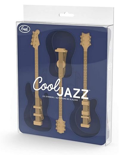COOL JAZZ GUITAR ICE TRAY MOLD STIRRERS