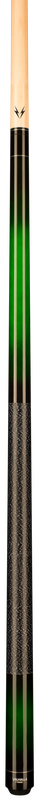 VA237 Valhalla GREEN/ BLACK FADED STAIN / LINEN WRAP / MAPLE CUE STICK