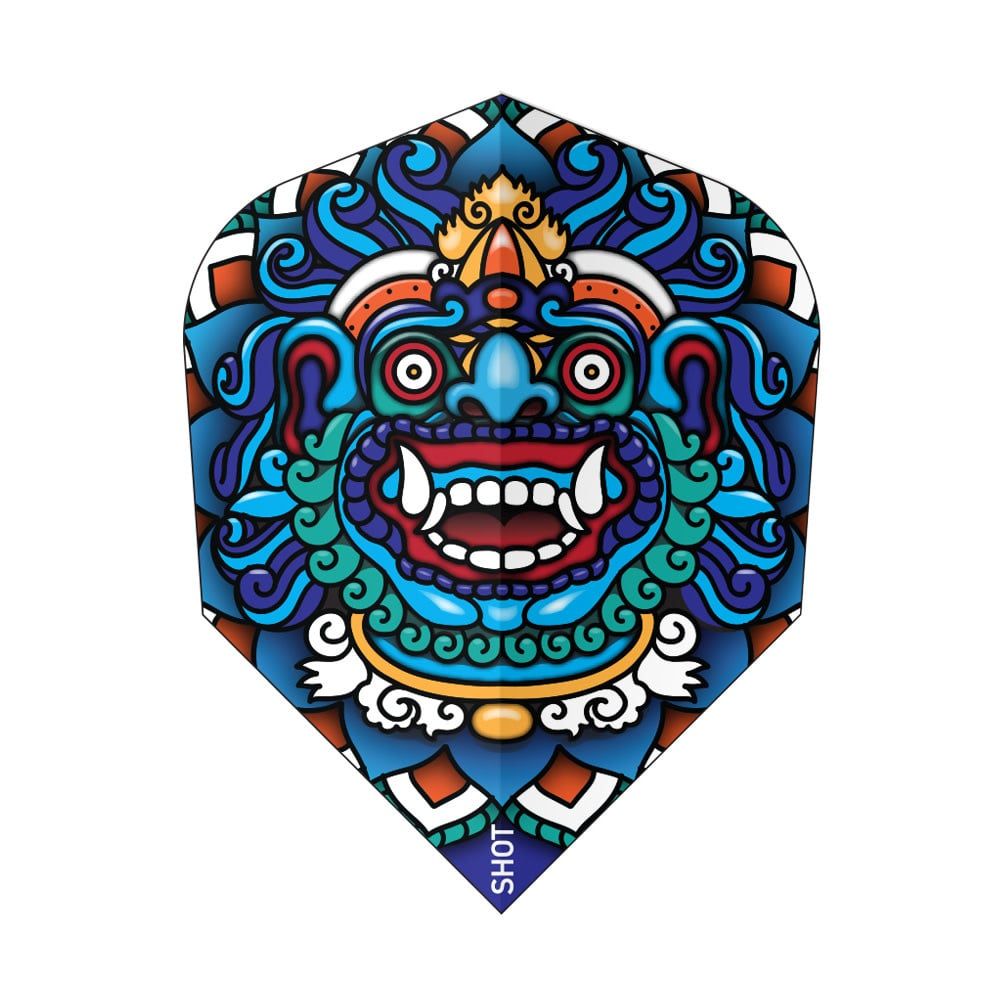 Blue Mystic Dart Flight SEt - Small Standard SF6575