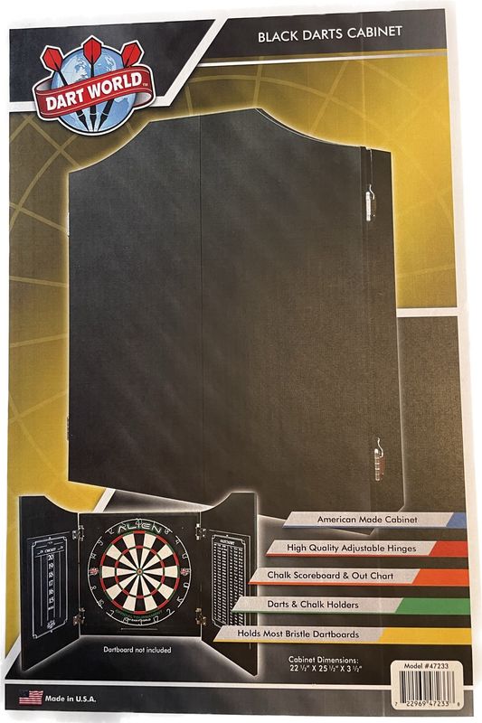 Wooden Dartboard Cabinet