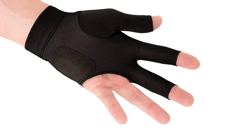 Predator Second Skin Black/Yellow Billiard Glove - Left Hand
