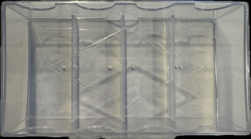 Plastic Poker Game Chip Tray With Lid