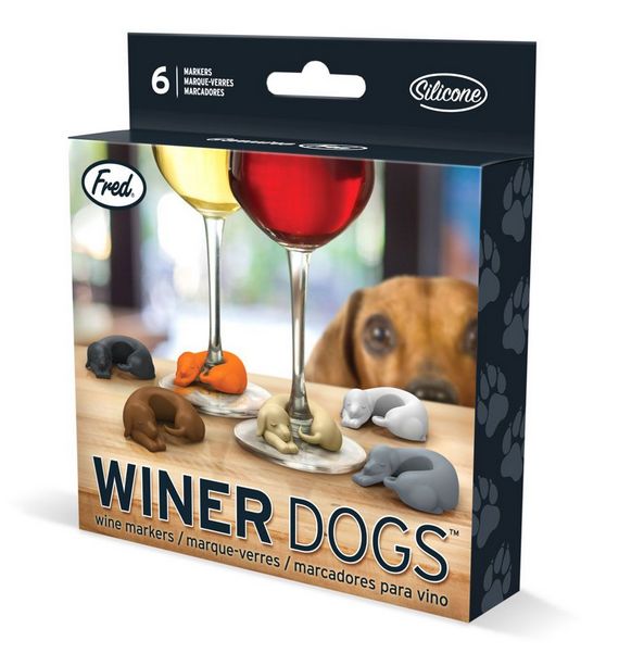 WINER DOGS - DOG DRINK MARKERS 6PC