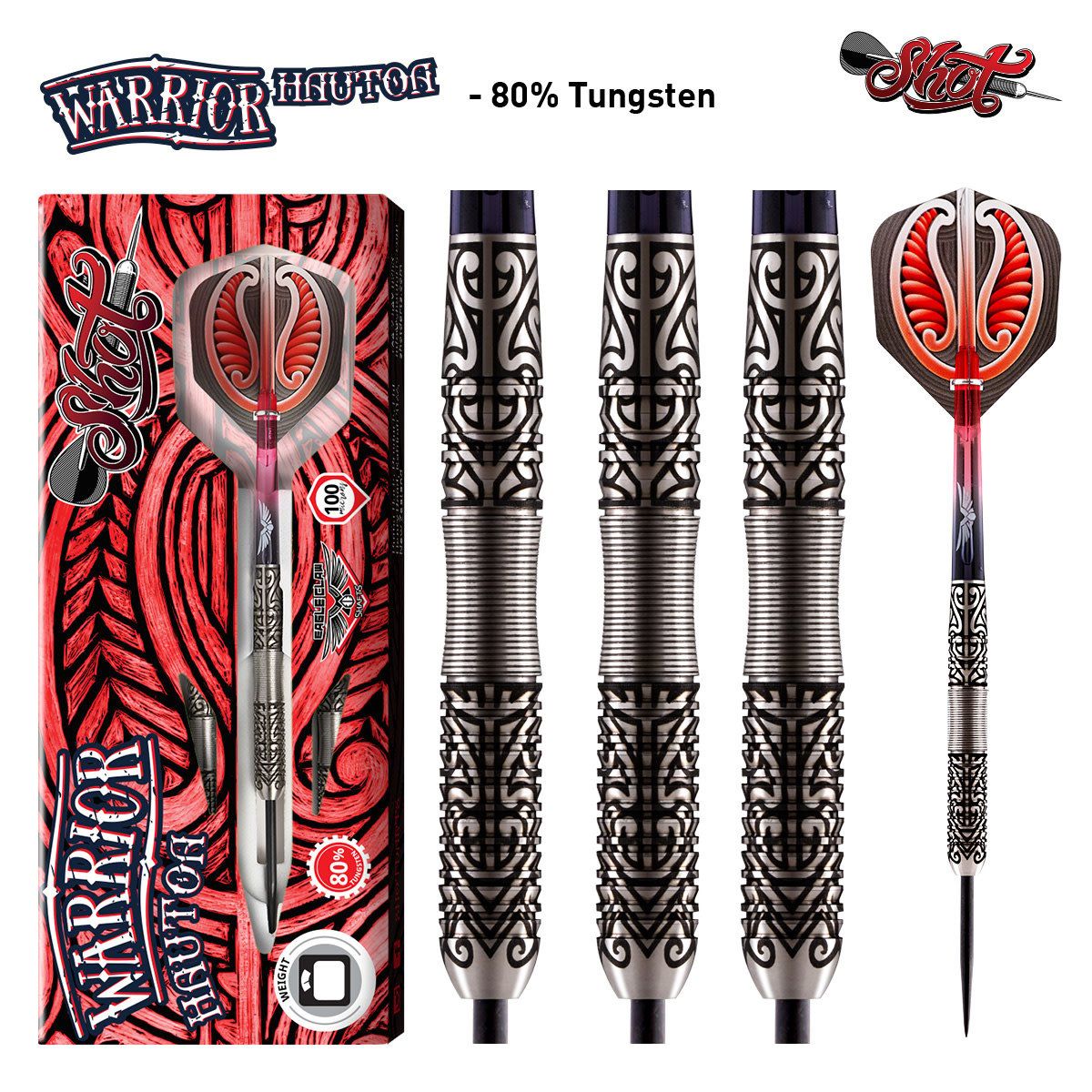 Warrior Hautoa 2 Series Steel Tip Dart 24gm WHST-224