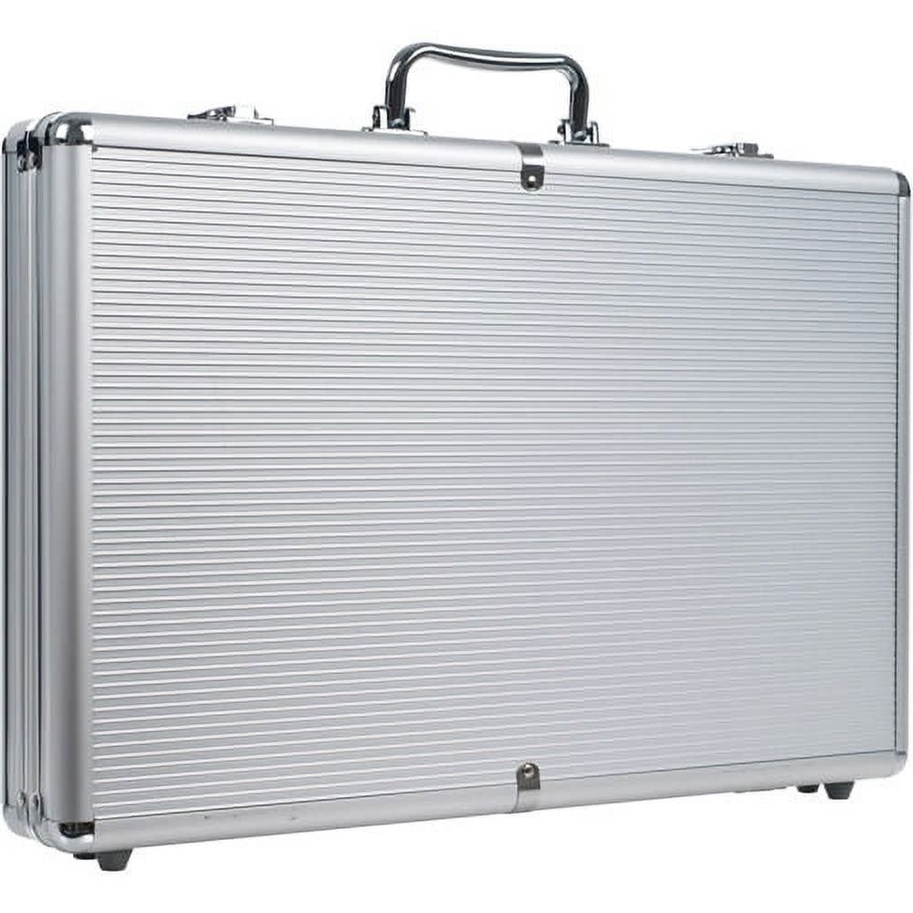 Trademark 650 Capacity Chip Case - Executive Aluminum Hard Side (Silver)