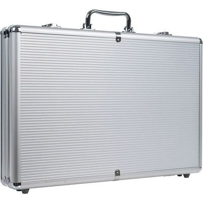 Trademark 650 Capacity Chip Case - Executive Aluminum Hard Side (Silver)