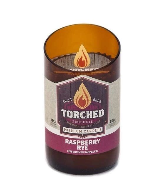 Torched Bomber Candle - Raspberry Rye 11oz