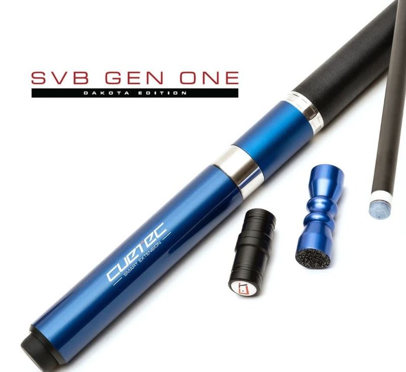 Cynergy SVB Gen One Saphire Blue Cue Stick w/ extension &amp; Bowtie