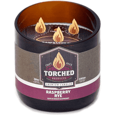 Torched Growler Candle - Raspberry Rye 28oz