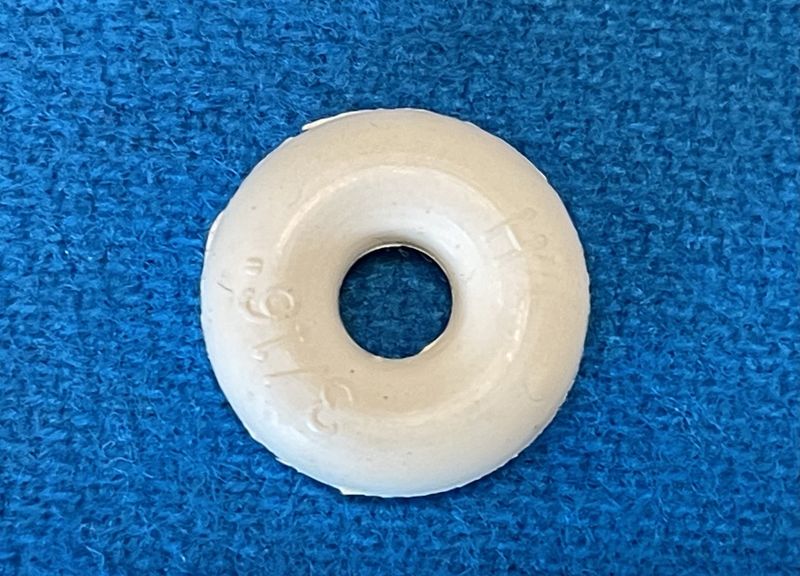 3/16&quot; White Pinball Rubber