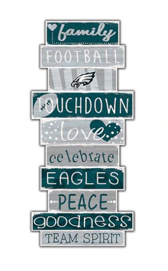 Celebration Stack 24in 0928- Philadelphia Eagles Sign