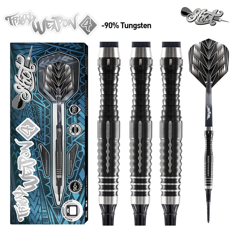Tribal Weapon 4 Series - Soft Tip Dart Set 90% Tungsten 20gm