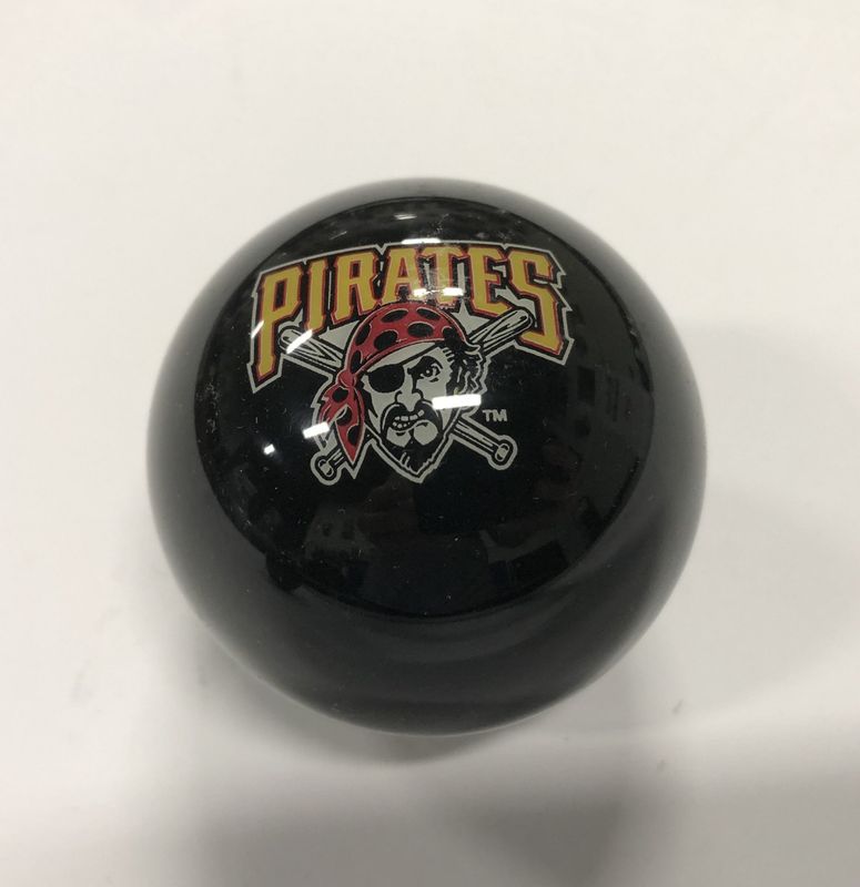 Pittsburg Pirates Billiard Cue or 8 Ball - Black