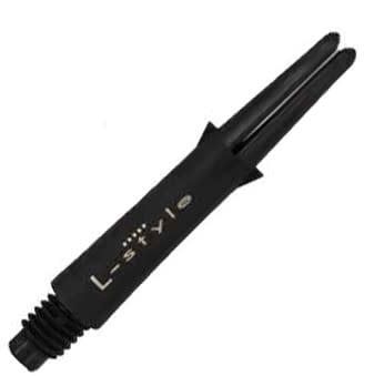 L-Style L-shaft Carbon Locked Straight Dart Shafts - Short Black
