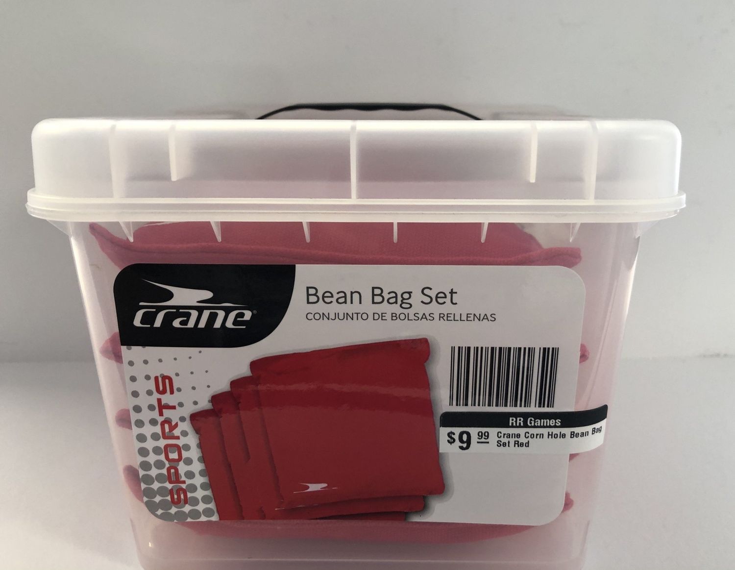 Crane Corn Hole Bean Bag Set - Red