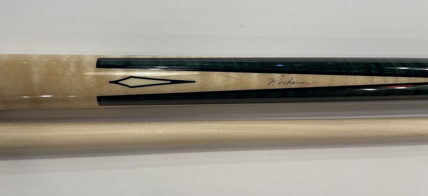 P03-K 12.5mm Pechauer Cue Stick Custom Green Stain