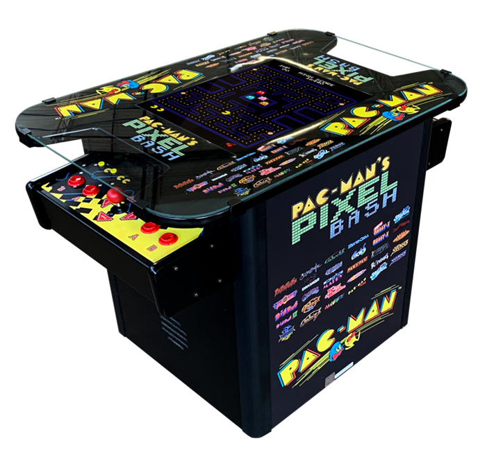 PAC-MAN&#39;S PIXEL BASH COCKTAIL TABLE BLACK FINISH