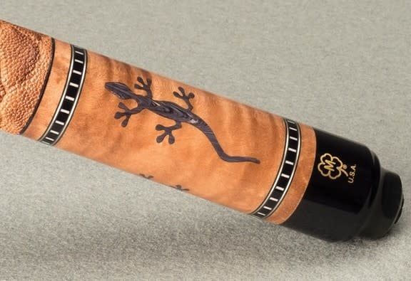 McDermott G516 Lizard Gecko Cue Stick w/ Leather Wrap