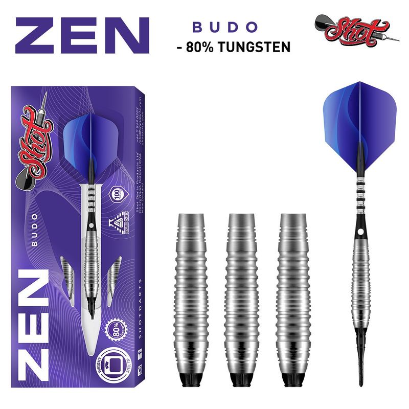 Zen Budo Soft Tip Dart Set - 80% Tungsten-20gm