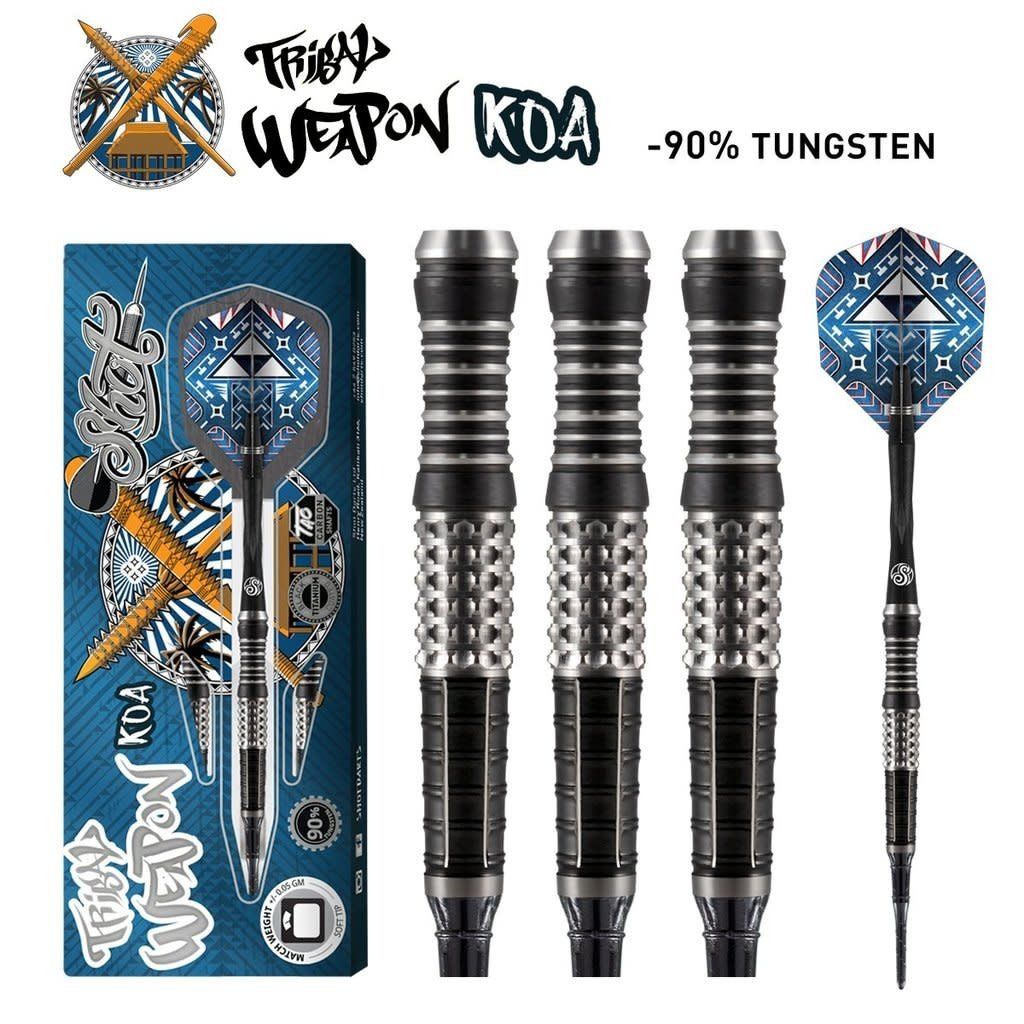 TRIBAL WEAPON KOA SOFT TIP DART SET 18GM