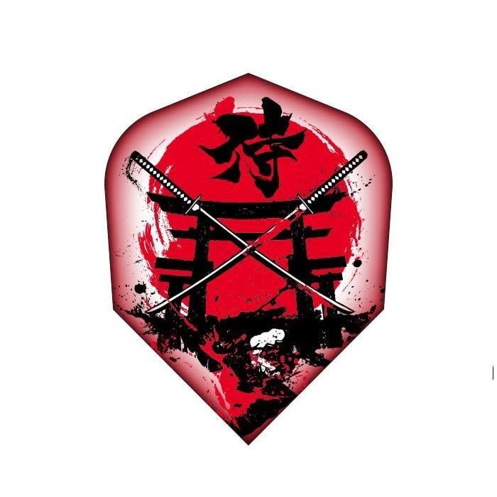 TONI ALCINAS SAMURAI DART FLIGHT SET - SMALL STANDARD