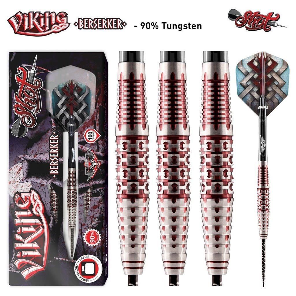 VIKING BERSERKER STEEL TIP  DART SET - 90% TUNGSTEN- 25GM