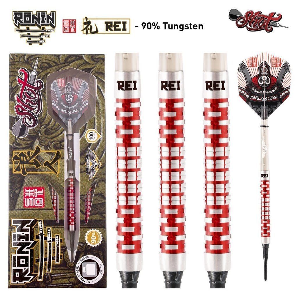 RONIN REI SOFT TIP DART SET -  90% TUNGSTEN - 18GM