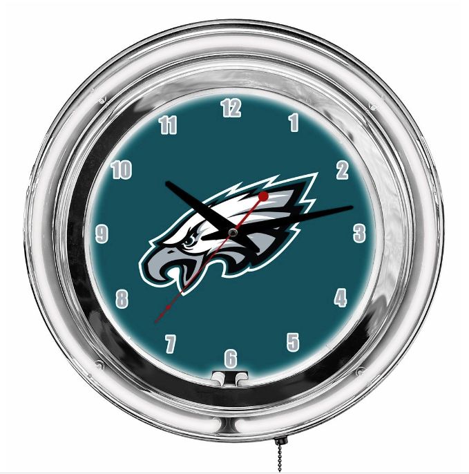 Philadelphia Eagles 14&#39; Neon Clock