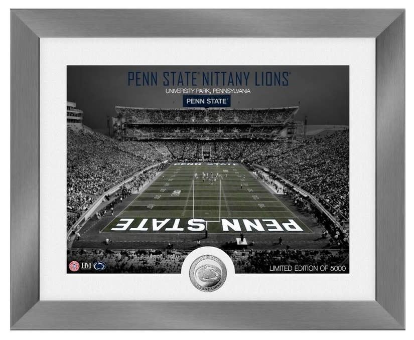 Penn State Nittany Lions Art Deco Stadium Silver Coin Photo Mint picture