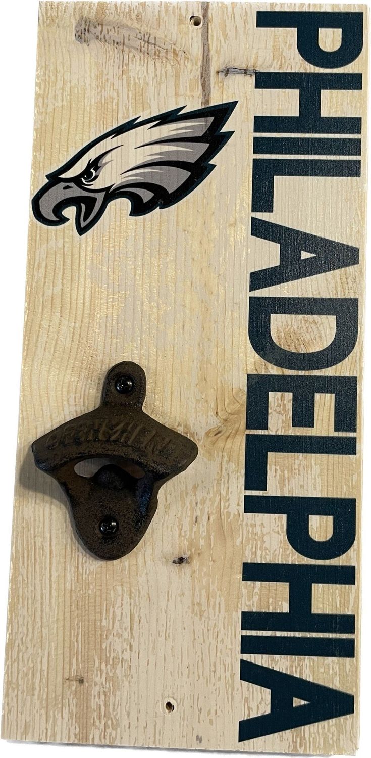 PHILADELPHIA EAGLES DISTRESSED BOTTLE OPENER