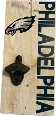 PHILADELPHIA EAGLES DISTRESSED BOTTLE OPENER
