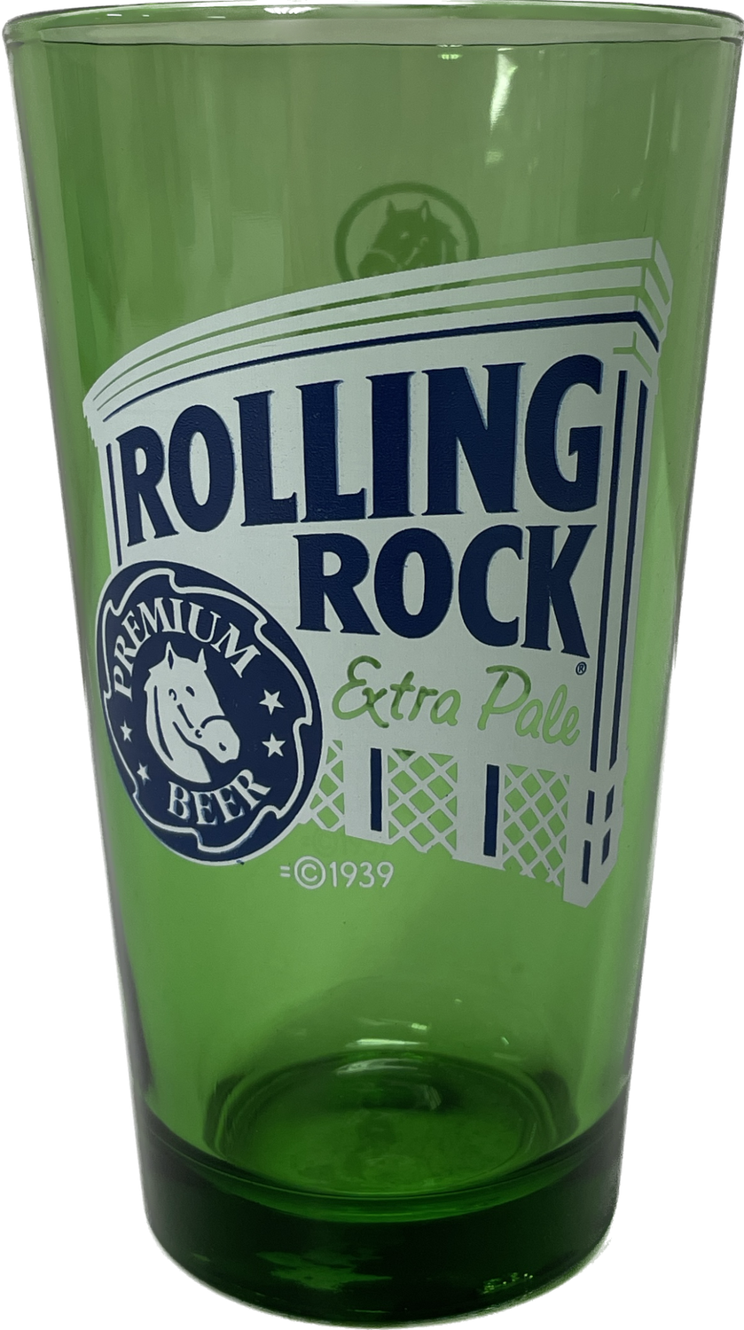 Rolling Rock Extra Pale Beer Glass