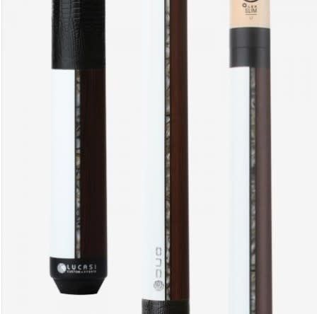 LZDU11 Black &amp; White  Lucasi Custom® Pool Cue Stick