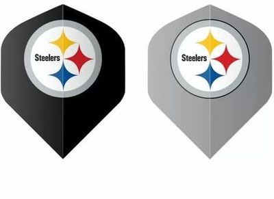 Pittsburg Steelers Flight Set - 1 set of 3 Black or Gray Dart Flights