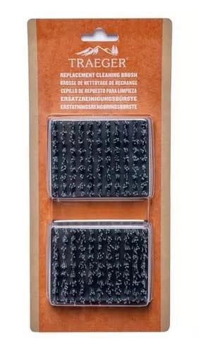 Traeger Replacement BBQ Cleaning Brush Head (2 Pack)