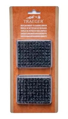 Traeger Replacement BBQ Cleaning Brush Head (2 Pack)