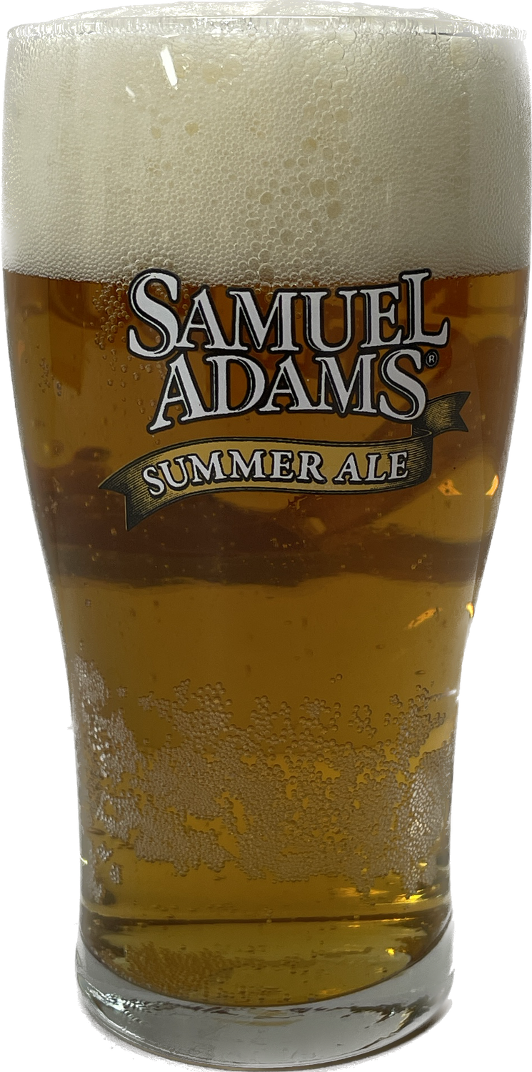 Samuel Adams Summer Ale Beer Glass